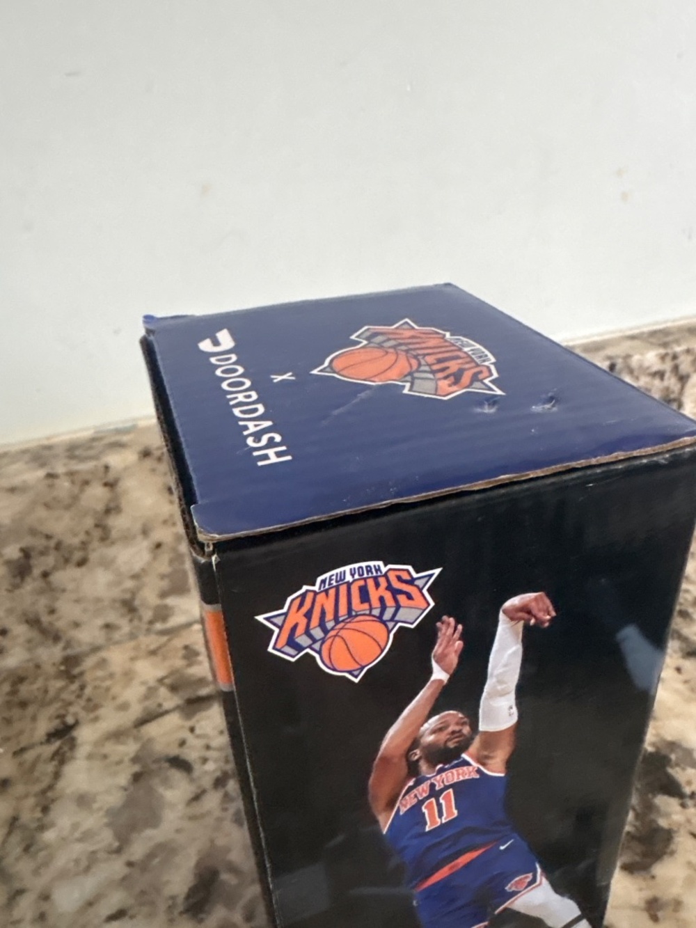 Jalen Brunson Knicks DoorDash MSG SGA Bobblehead NEW IN BOX NBA - Picture 7 of 8